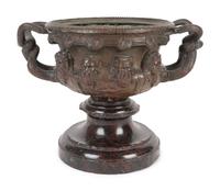 A Grand Tour Bronze of the Warwick Vase — LATE 19TH CENTURY