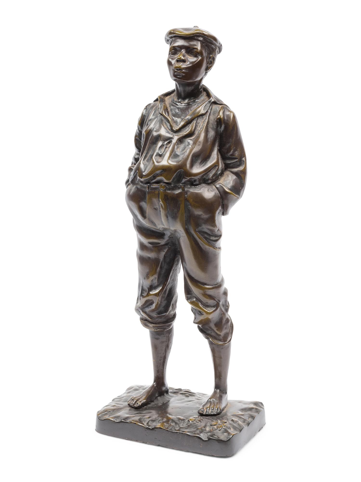 A French Patinated Bronze Figure After Moreau