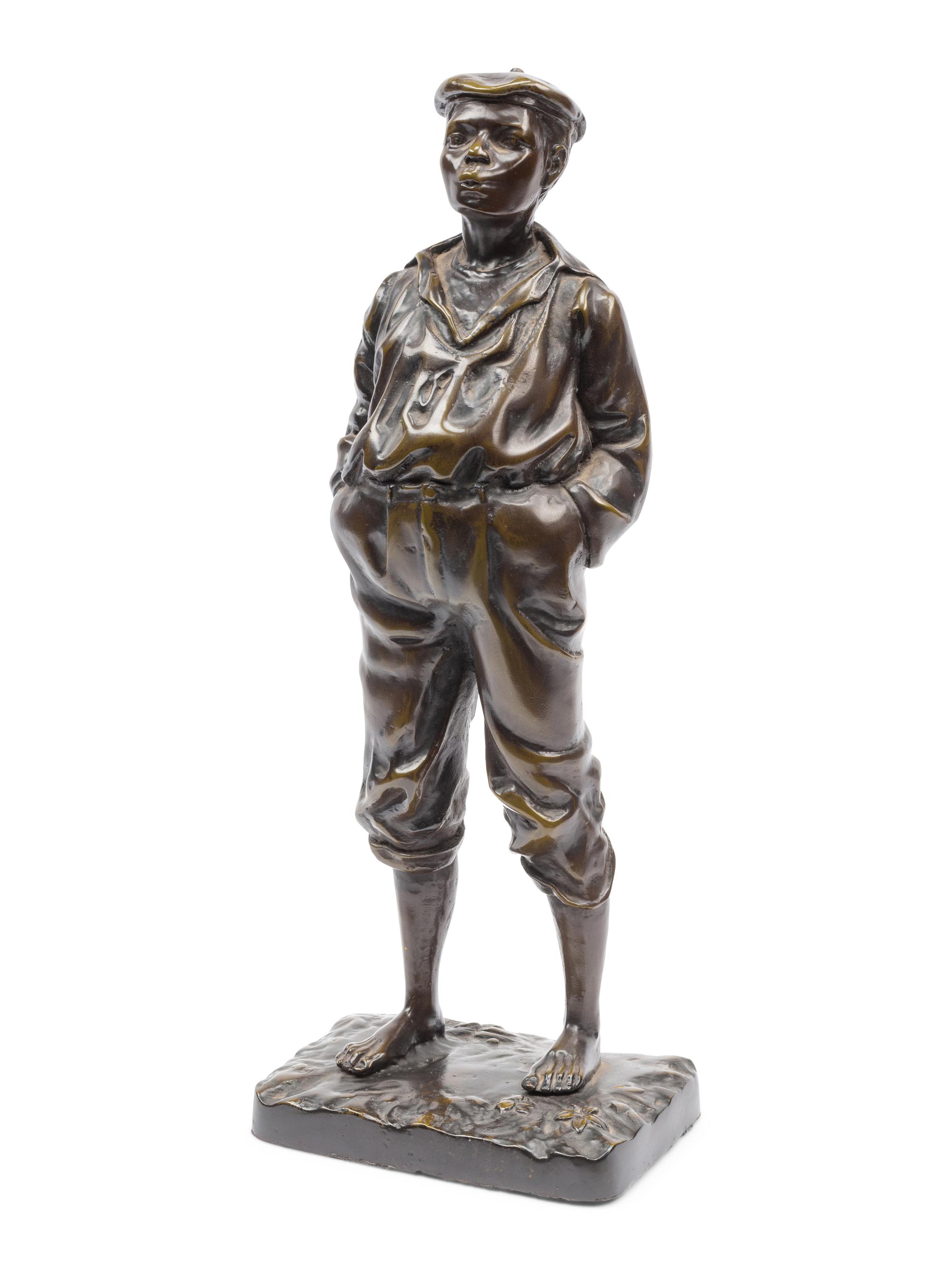 A French Patinated Bronze Figure After Moreau