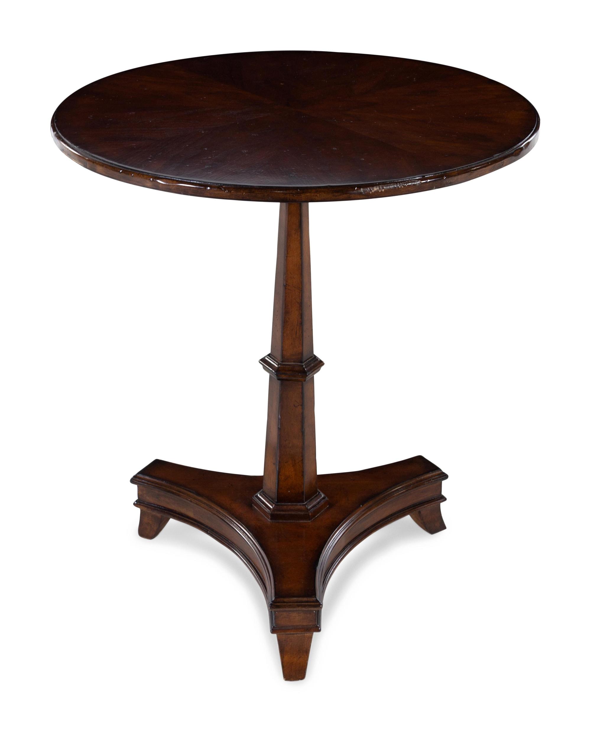 A Regency Style Pedestal Table — WOODBRIDGE