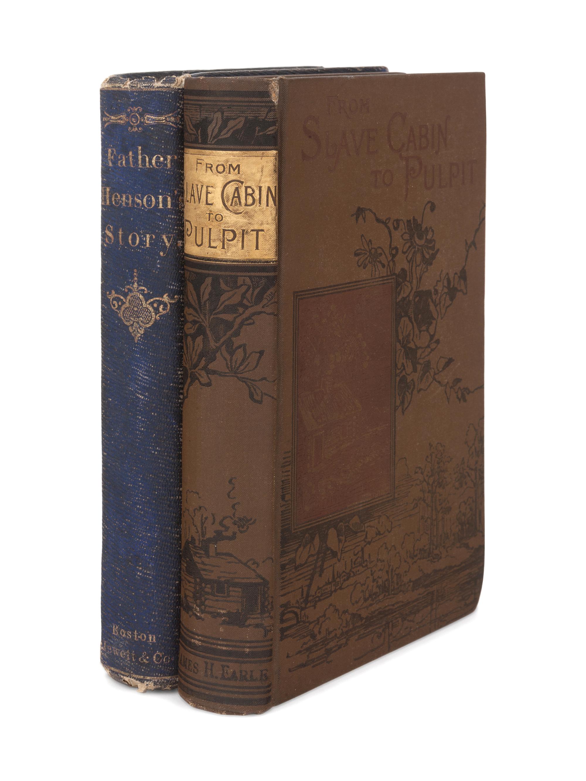 [AFRICAN-AMERICAN NARRATIVE]. HENSON, Josiah (1789-1883). Truth Stranger than Fiction. Father Henson's Story of His Own Life. Boston and Cleveland: John P. Jewett and Company and Henry P. B. Jewett, 1858.