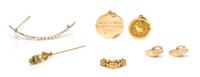 A Collection of Yellow Gold Jewelry, 88.30 dwts.