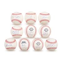 A Collection of 2016 World Series Champion Chicago Cubs Signed Autograph Baseballs
