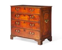 A George II mahogany chest of drawers, circa 1740