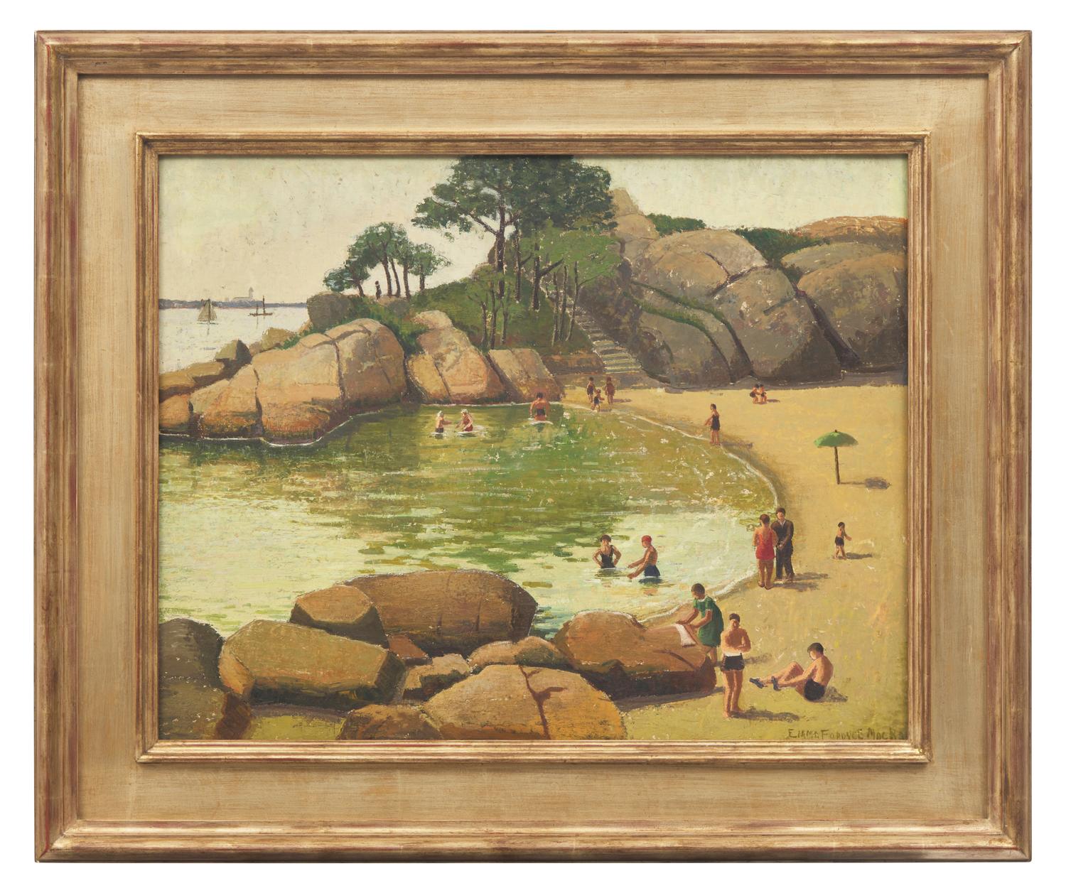 Half Moon Beach (Green Umbrella)