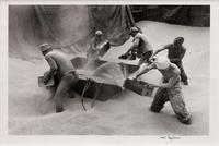 A group of four photographs ( Ministers Meeting, Rome, 1940; Preparing the Land to Plant Rice , 1949; Unloading Rice at Kobe , 1949; Bricks for Building, Greenbelt, MD, c. 1939)