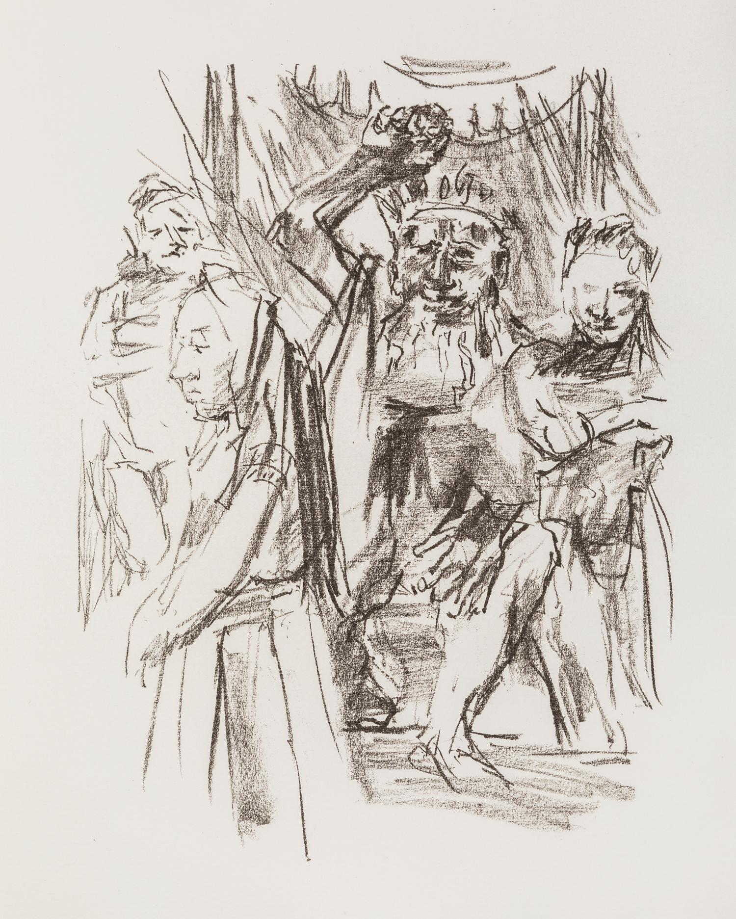 Oskar Kokoschka, (Austrian, 1886-1980), A group of nine works: King Lear, Manhattan (5), Persian War (2), and Portrait of a Woman
