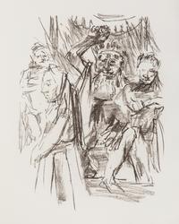 Oskar Kokoschka, (Austrian, 1886-1980), A group of nine works: King Lear, Manhattan (5), Persian War (2), and Portrait of a Woman