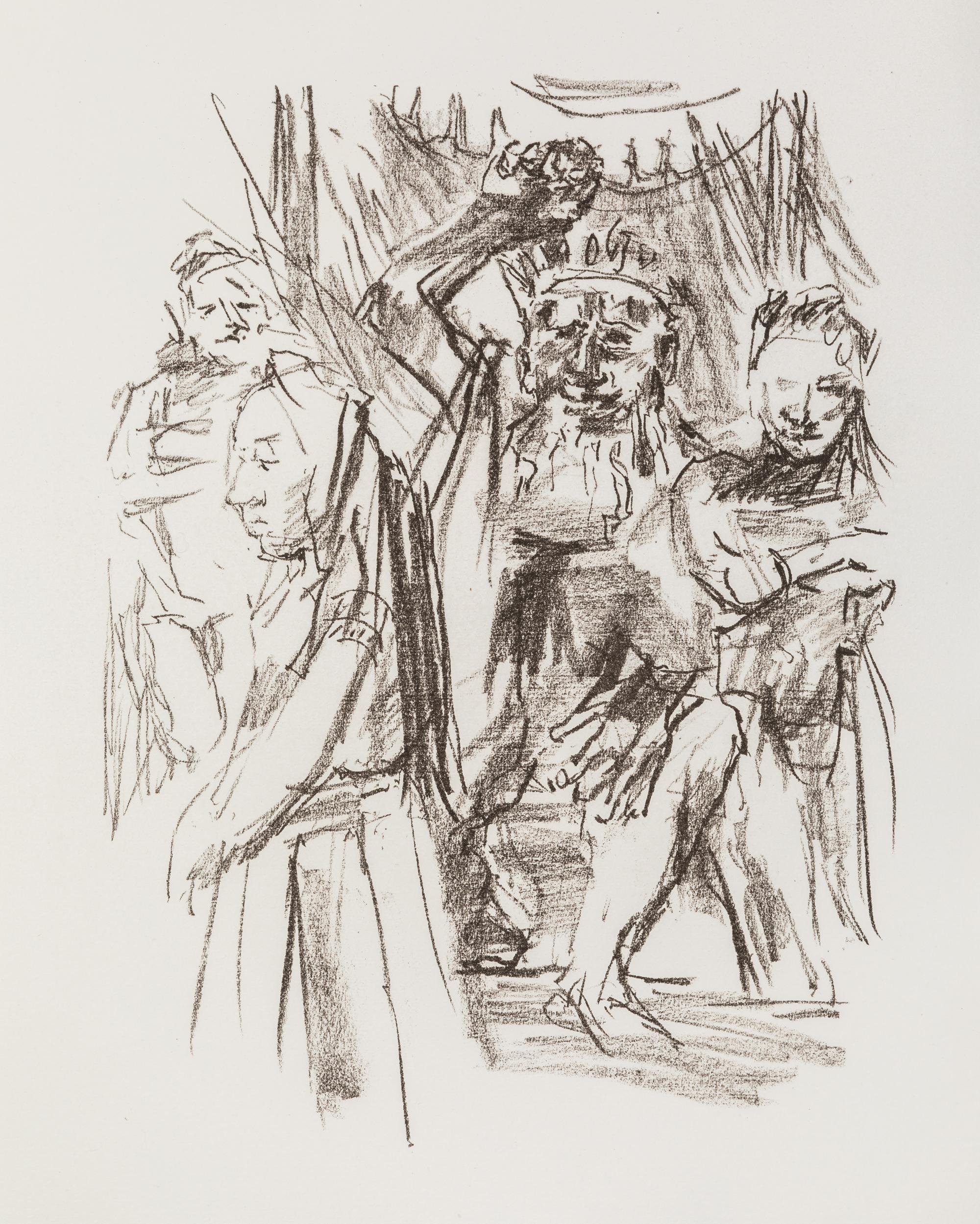 Oskar Kokoschka, (Austrian, 1886-1980), A group of nine works: King Lear, Manhattan (5), Persian War (2), and Portrait of a Woman