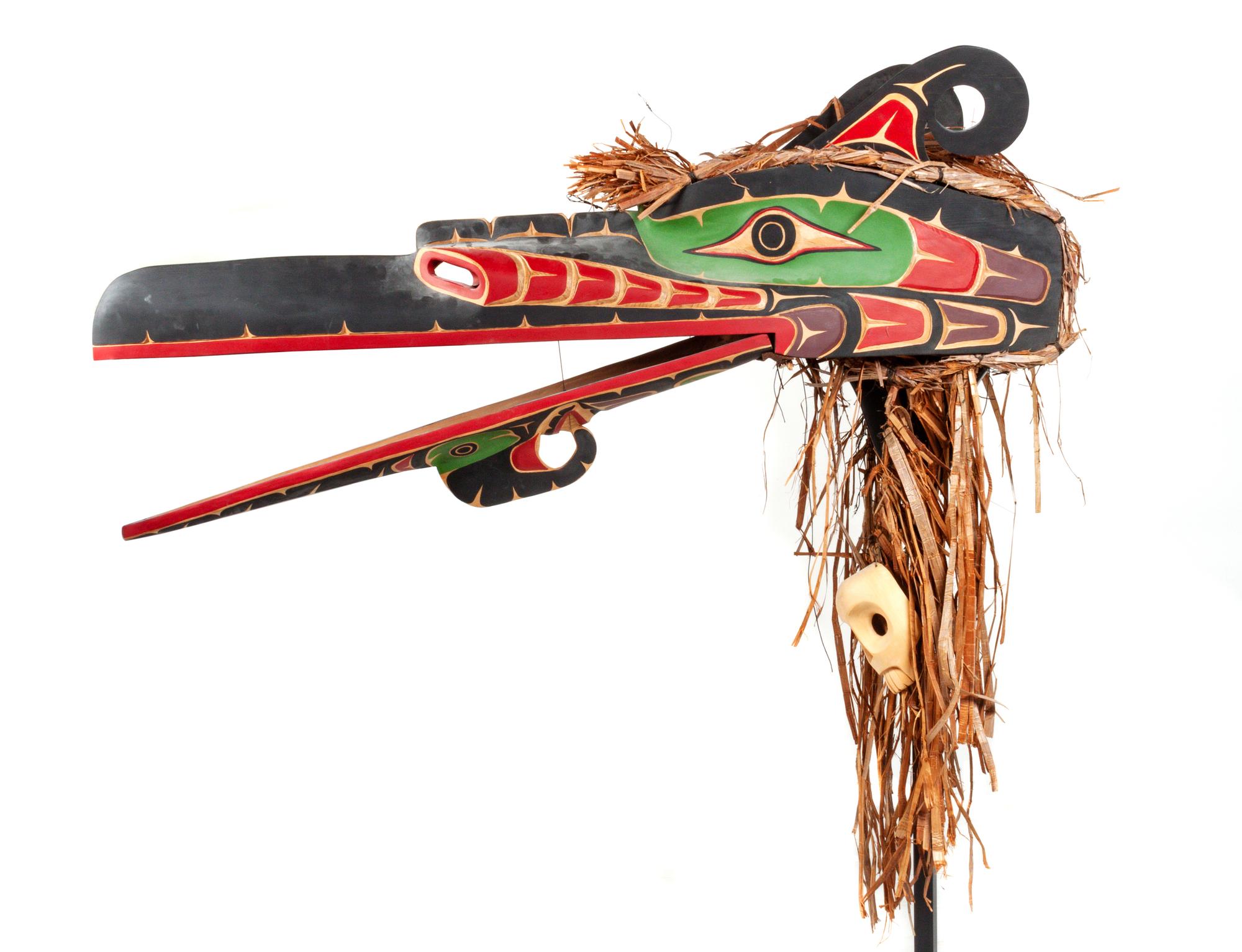 Carved Wood Hok Hok Mask