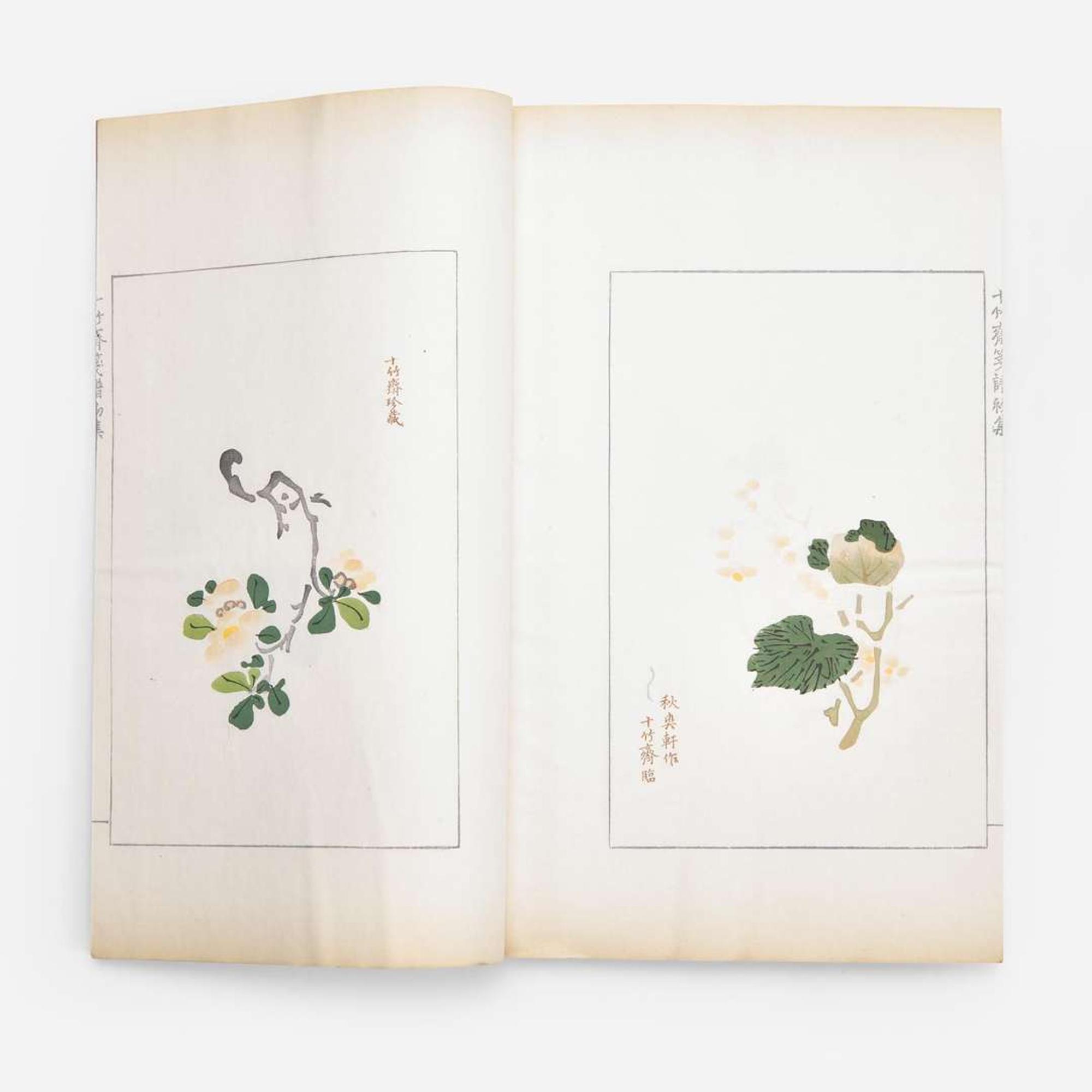 Ten Bamboo Studio Letter Paper 十竹齋箋譜 Rongbaozhai edition ???? published 1952
