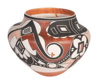 Four-Color Polychrome Pottery Jar