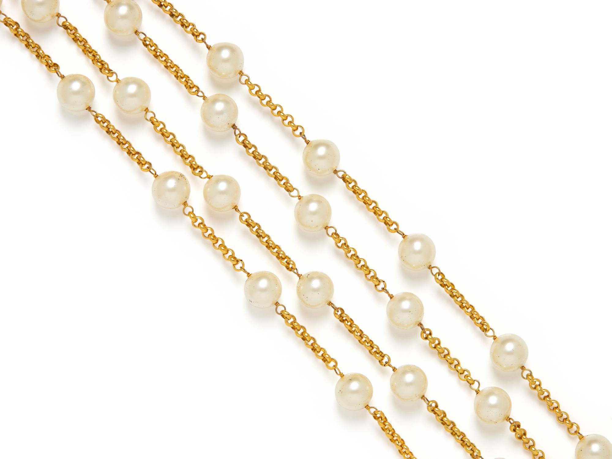 Chanel, Long Gripoix Pearl Sautoir