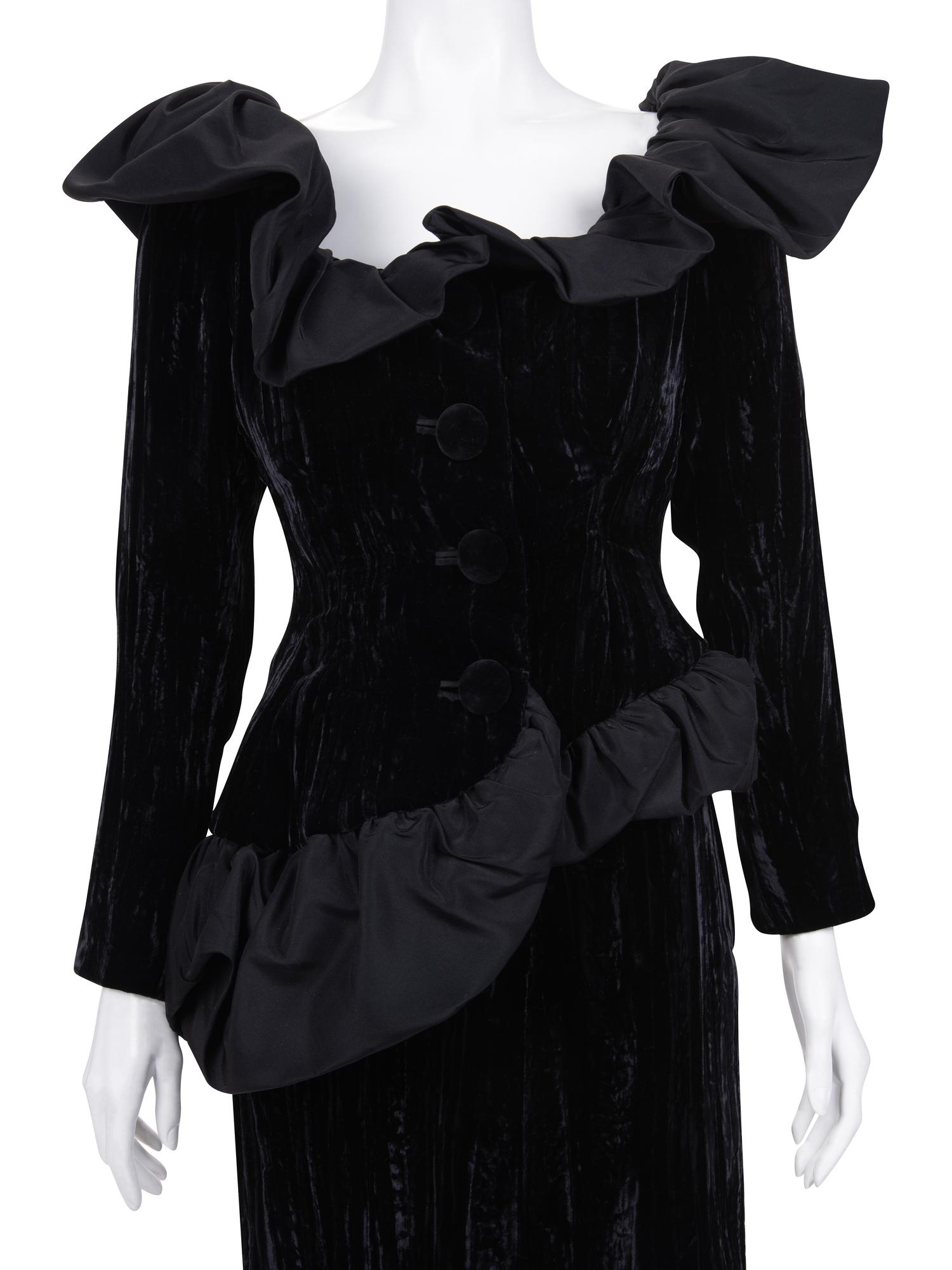 Three Yves Saint Laurent Rive Gauche Two-Piece Skirt Ensembles, 1980-90s