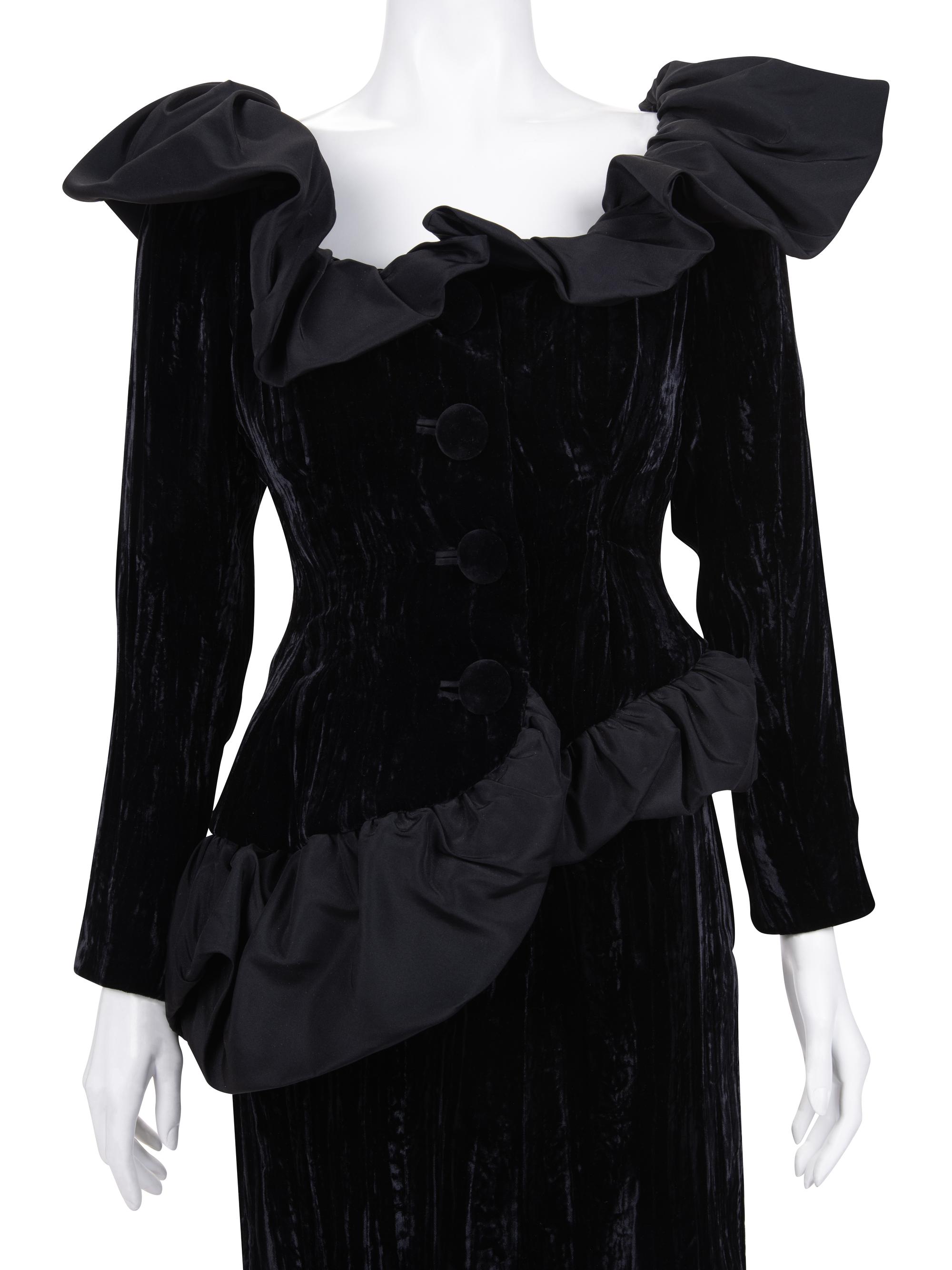 Three Yves Saint Laurent Rive Gauche Two-Piece Skirt Ensembles, 1980-90s