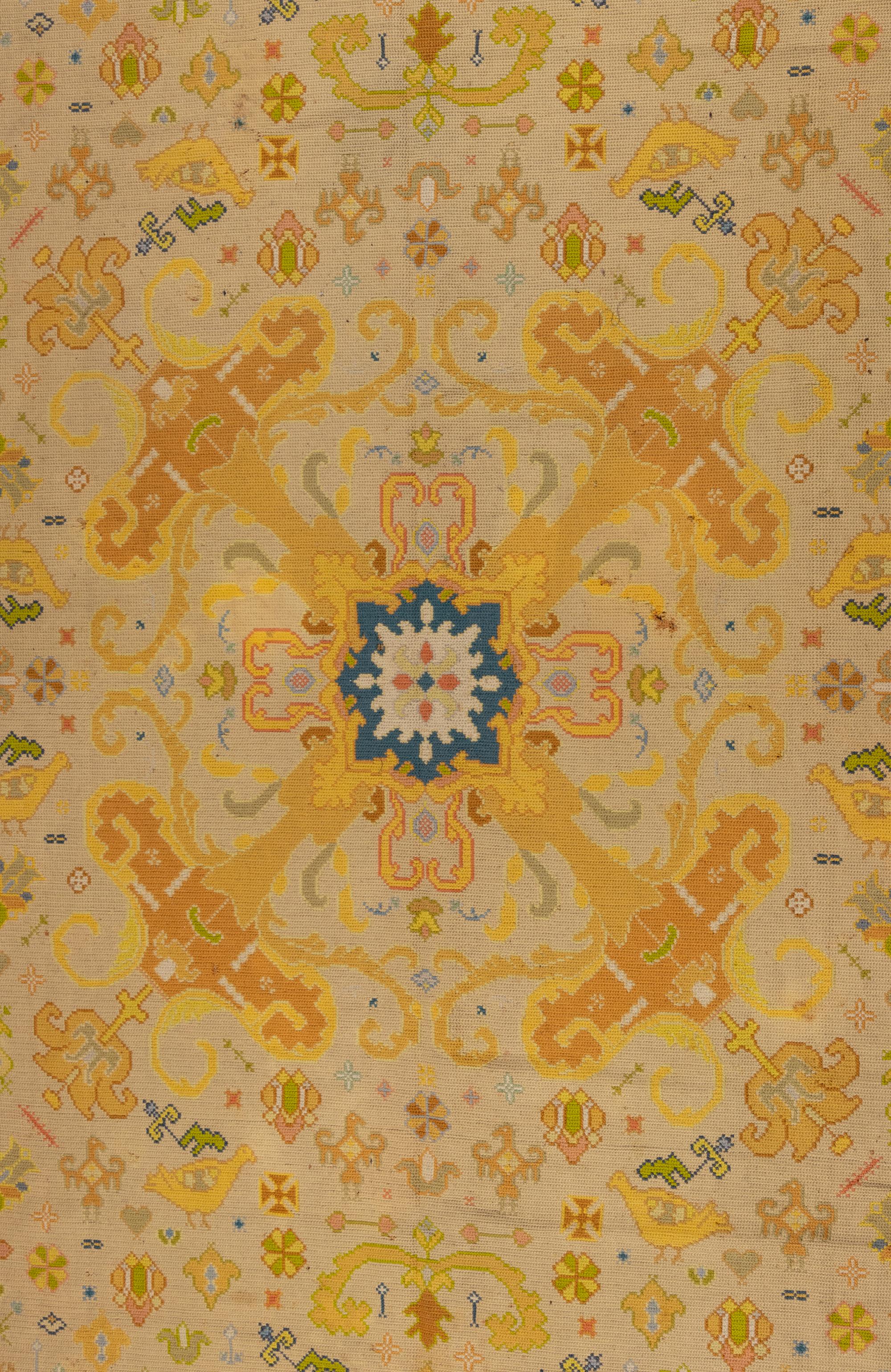 A Portuguese Needlepoint Rug