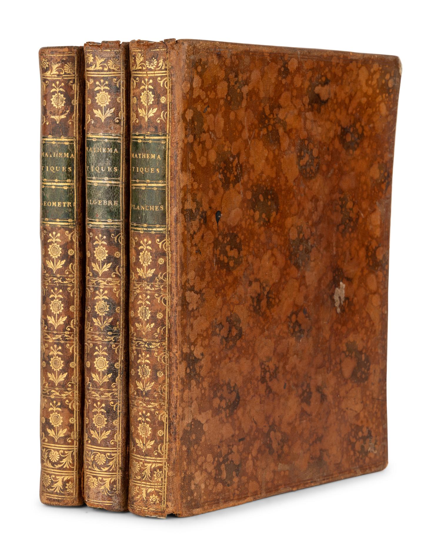 [MANUSCRIPTS - MATHEMATICS]. “Cours de Mathématiques”. [Paris, ca1790].