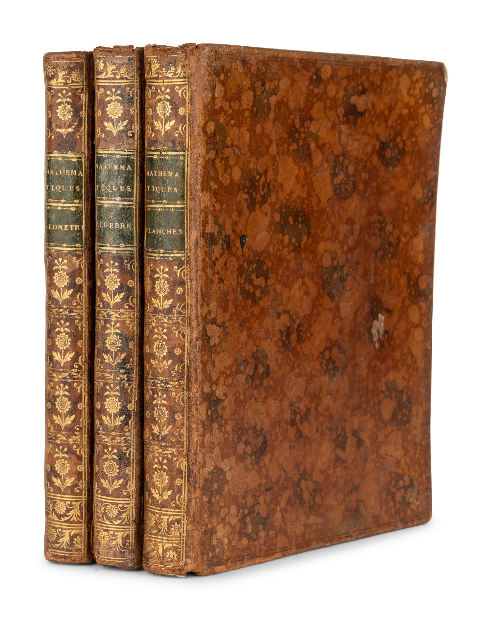 [MANUSCRIPTS - MATHEMATICS]. “Cours de Mathématiques”. [Paris, ca1790].