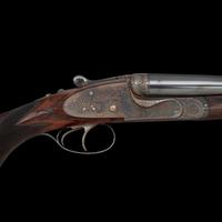**Holland & Holland Royal Hammerless Full Side Lock Ejector Double Rifle in .240 Flanged with Case and Accessories