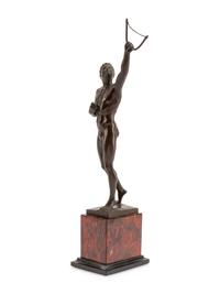 A Grand Tour Bronze Figure of an Archer