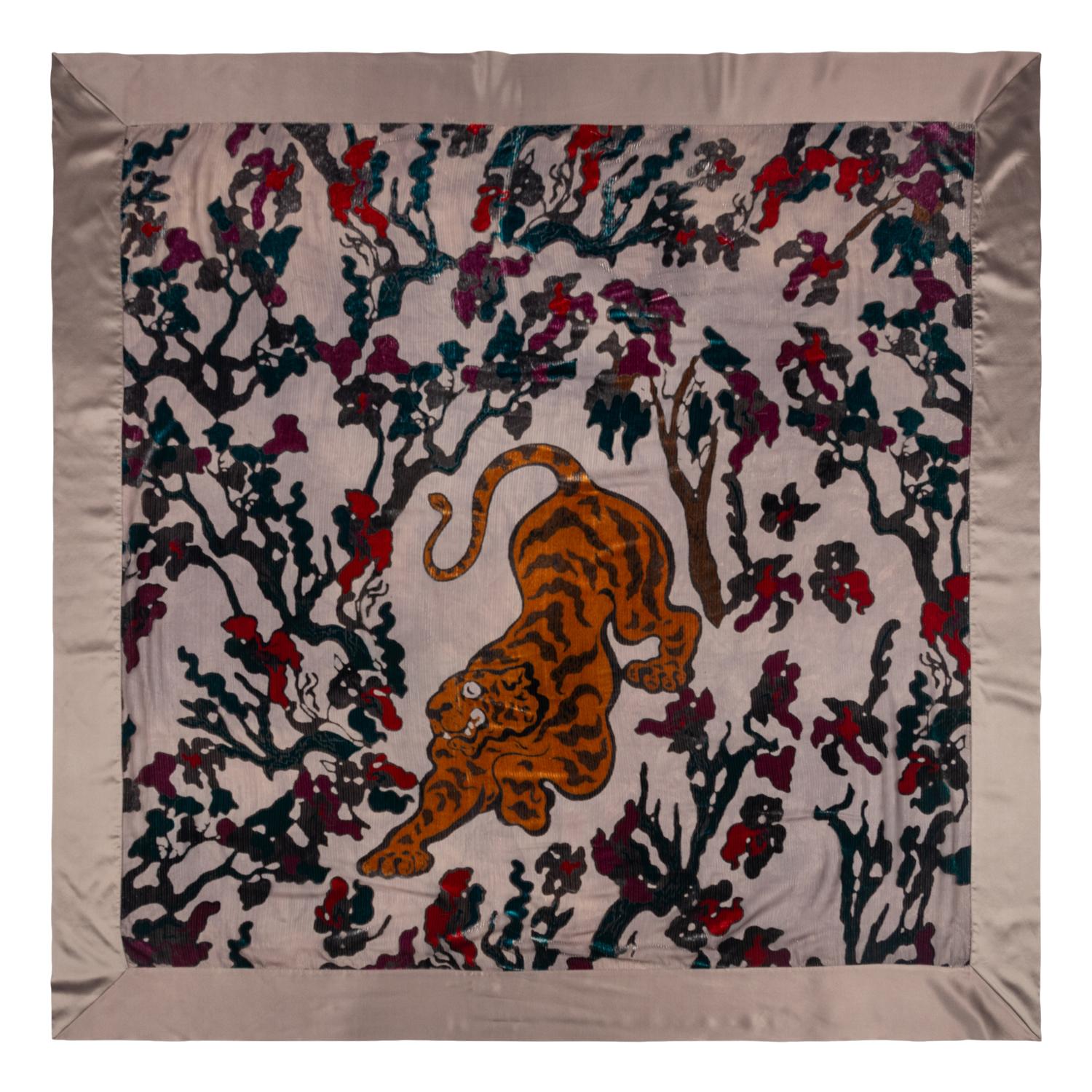 A Christian Dior Scarf and a Giorgio Armani Voided Velvet Shawl