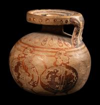A Corinthian Black-Figured Aryballos