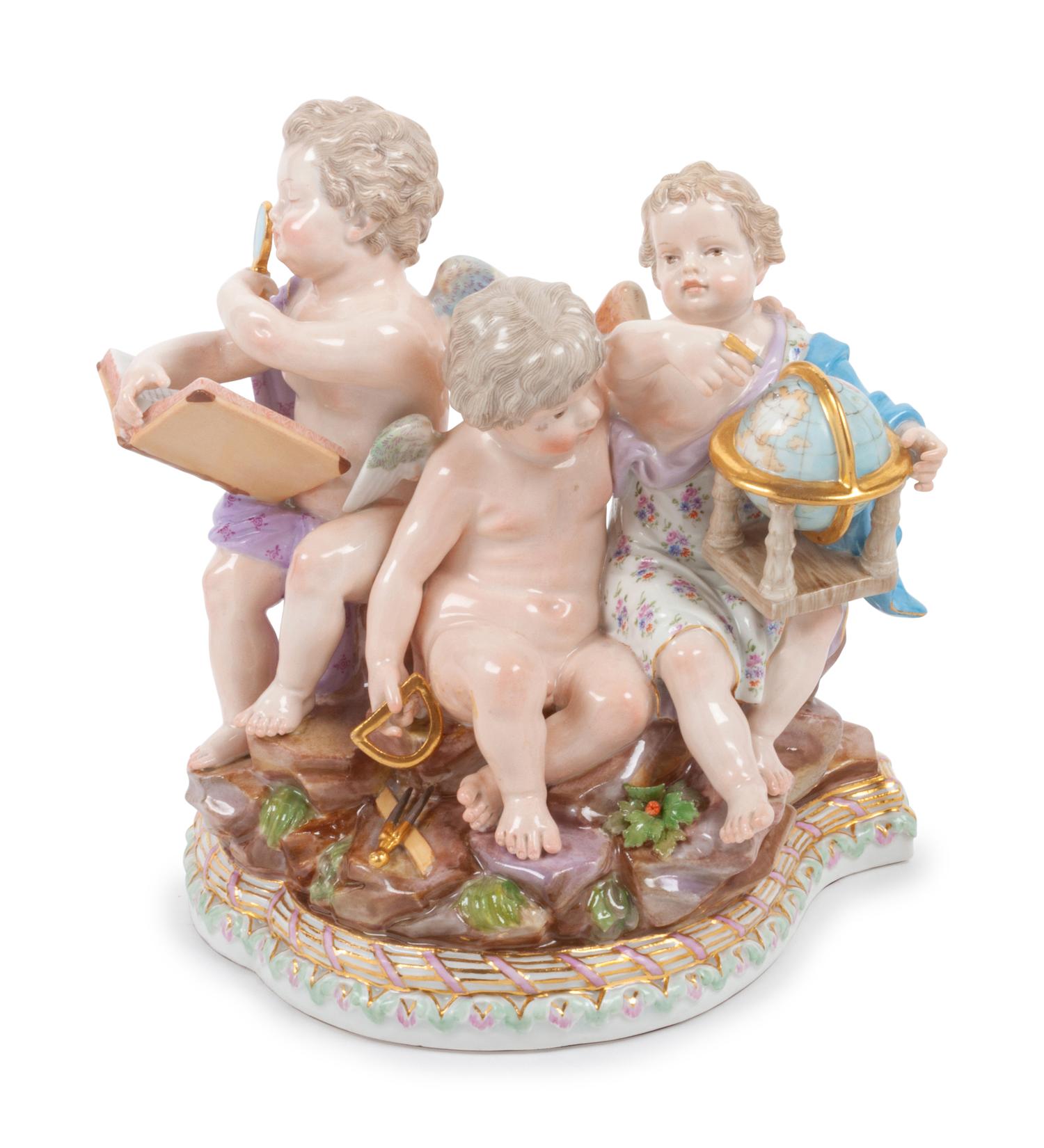 A Meissen Porcelain Figural Group — 19TH/20TH CENTURY