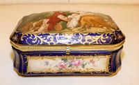 A Sevres Style Porcelain Table Casket Height 5 3/4 inches. — 20TH CENTURY