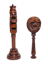 A Continental Boxwood Lever-Action Nutcracker