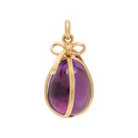TIFFANY & CO., SCHLUMBERGER, YELLOW GOLD AND AMETHYST EGG PENDANT