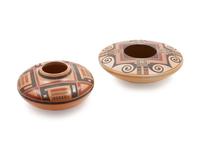 Two Polychrome Pueblo Jars