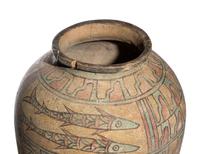 An Indus Valley Polychrome Pottery Jar