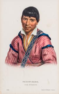(VOYAGES--WEST) (MCKENNEY AND HALL) Two hand-colored lithographs after McKenney and Hall. c. 1840-1850.