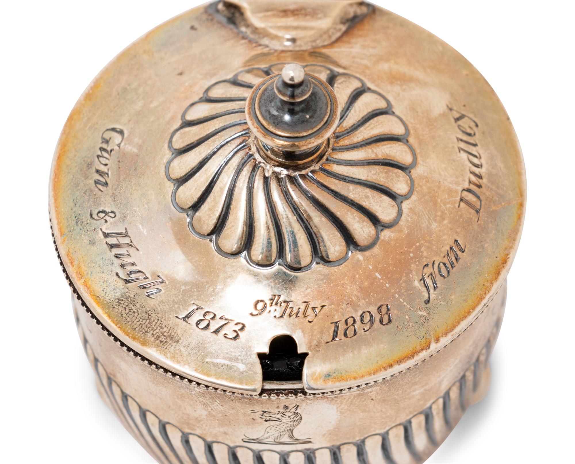 A Group of Six English and American Silver Boxes