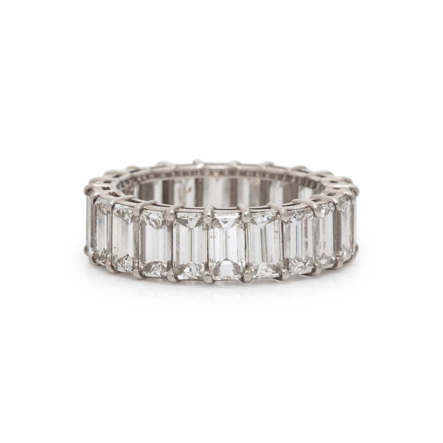 PLATINUM AND DIAMOND ETERNITY BAND