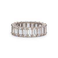 PLATINUM AND DIAMOND ETERNITY BAND