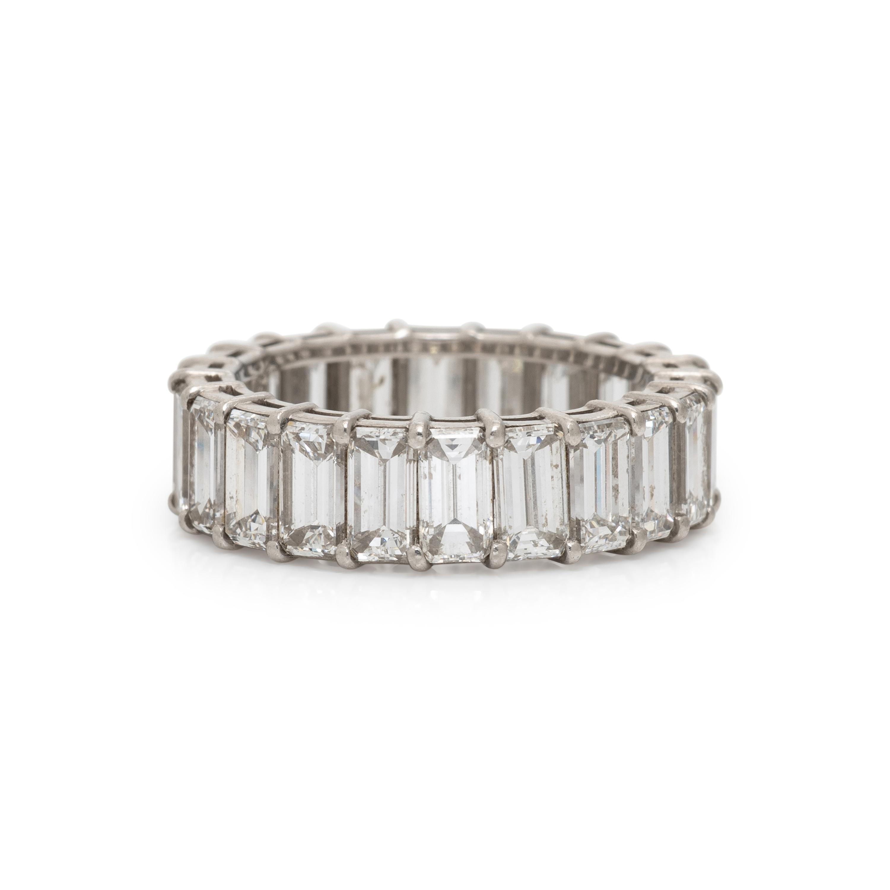 PLATINUM AND DIAMOND ETERNITY BAND