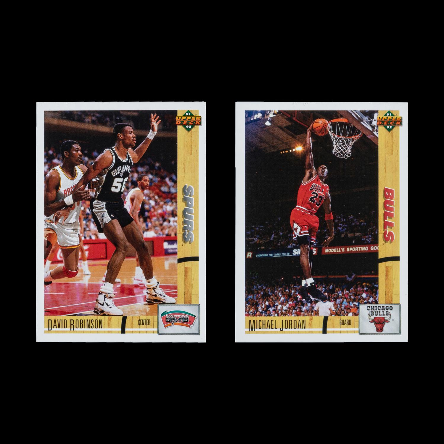 A Collection of 1991 Upper Deck Promo Basketball Cards