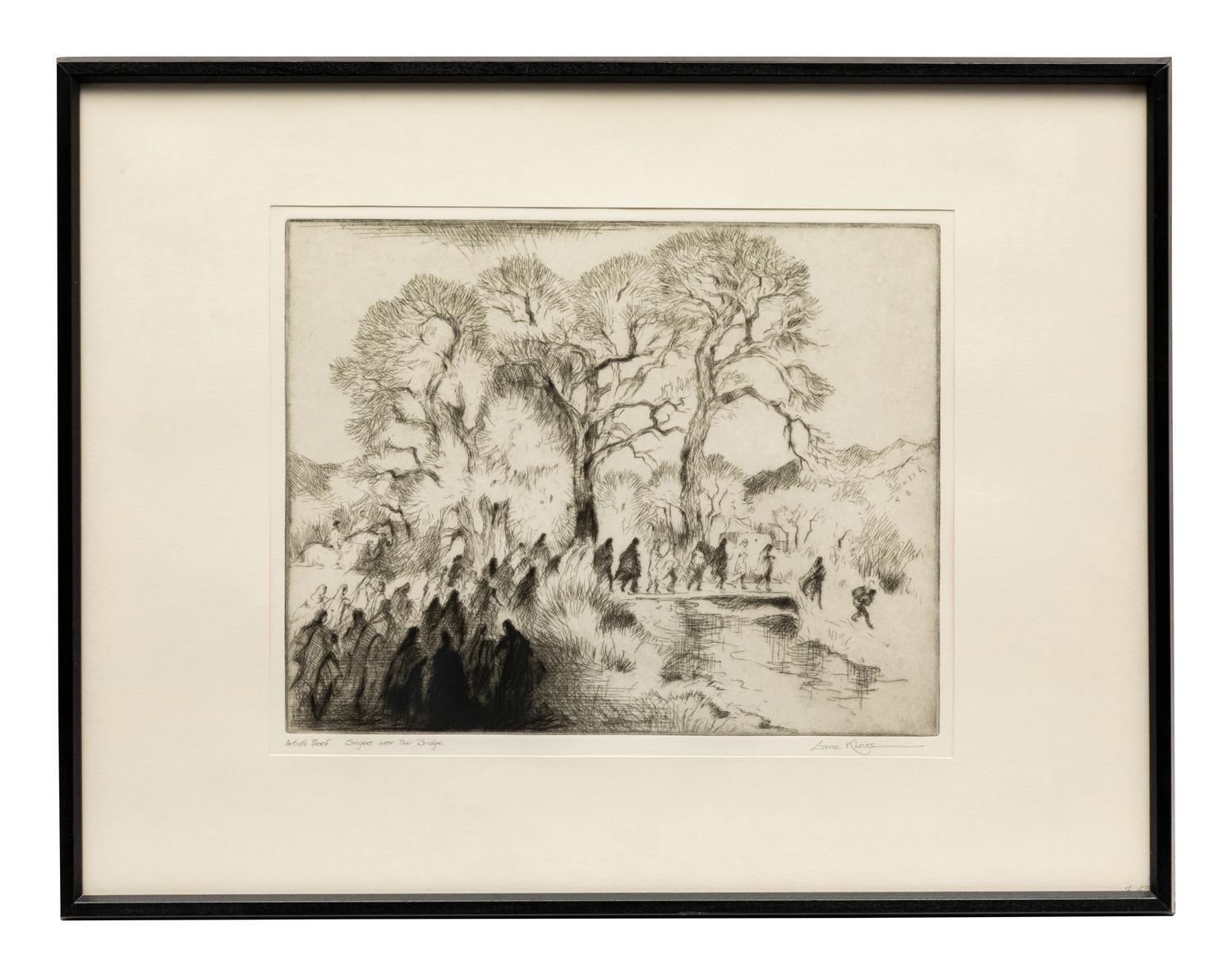 Singers Over The Bridge , Artist's Proof