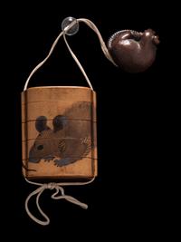 A Japanese Gold Lacquer Four-Case Inro