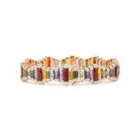 Bellarri, Multigem, Diamond and Yellow Gold Bracelet