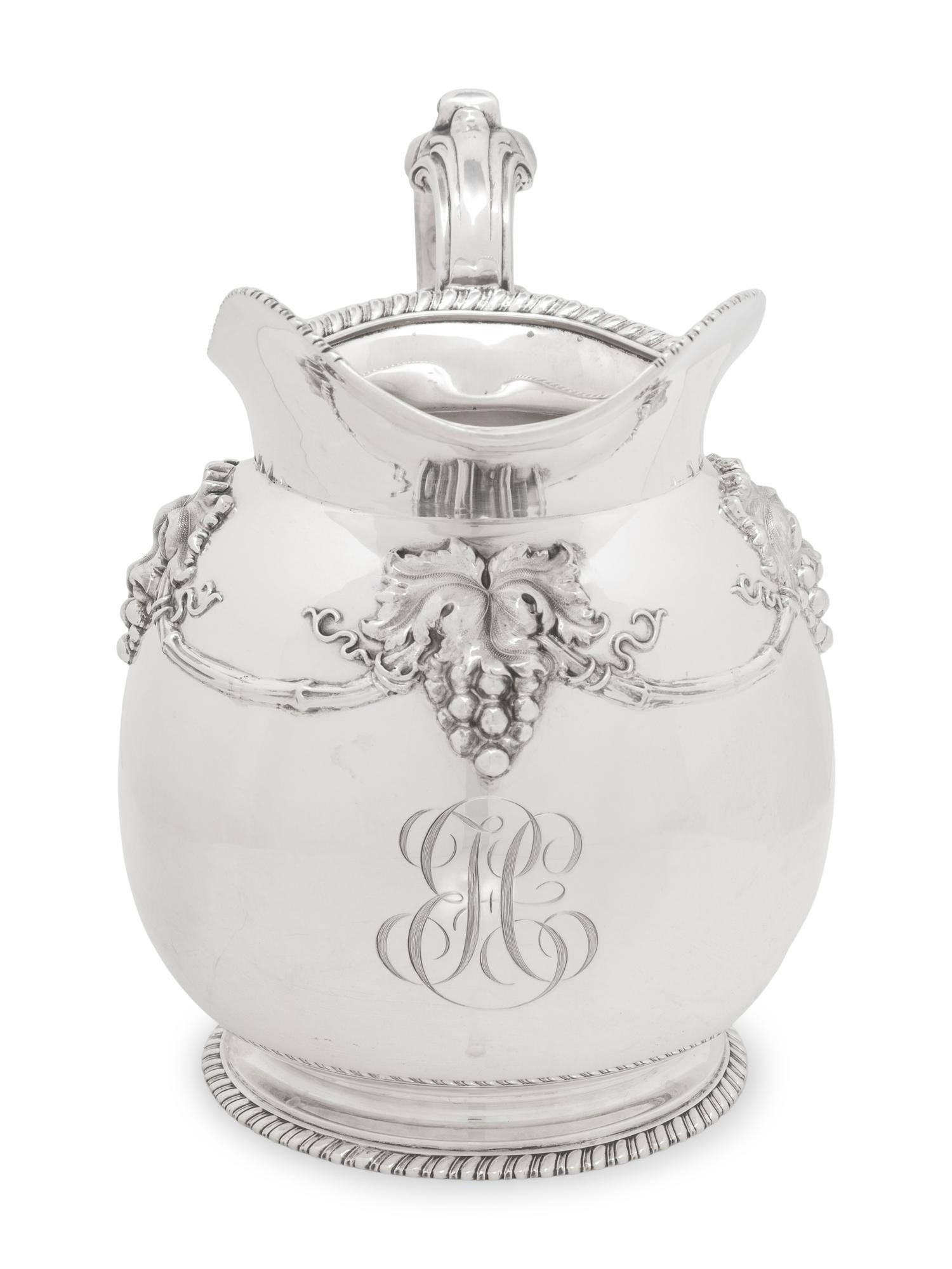 An American Silver Pitcher