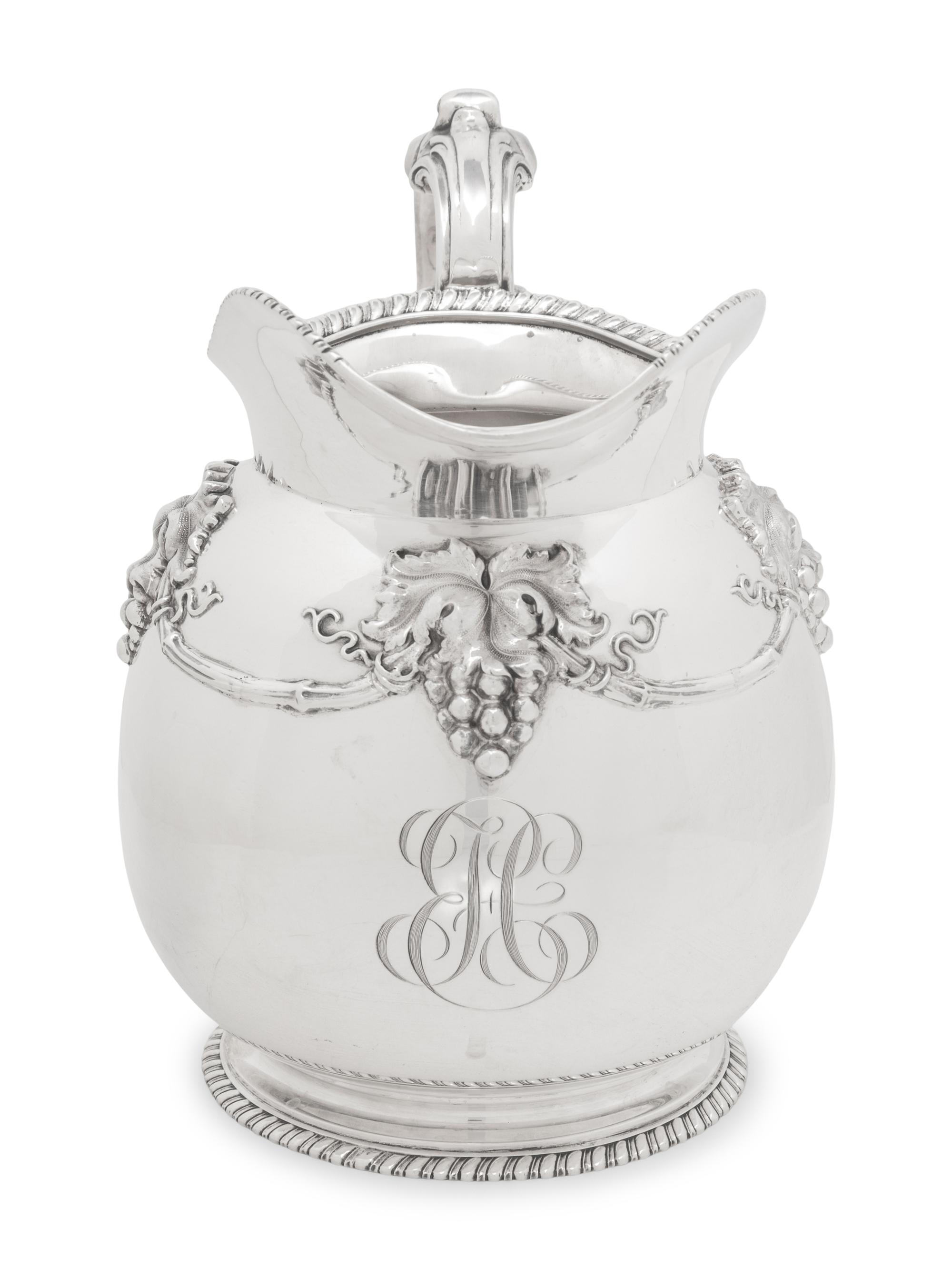 An American Silver Pitcher