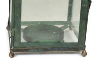 Two Pairs of Painted Steel Lanterns