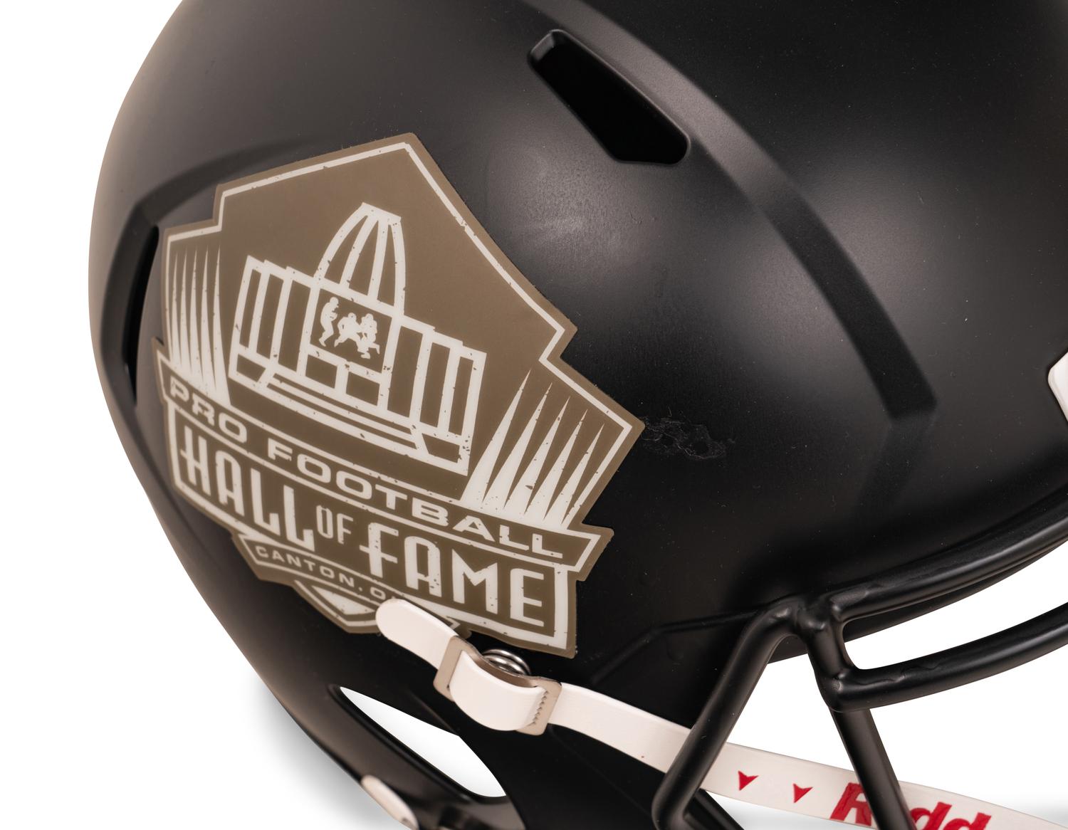 A Collection of Hall of Fame Helmets and Multi Signed Footballs Including Junior Seau, Jack Youngblood and Others
