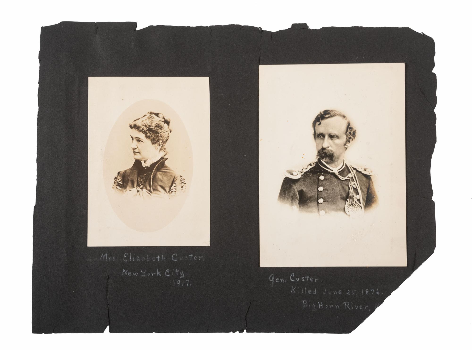 [NATIVE AMERICANS]. BARRY, David F. (1854-1934), photographer. A collection of 51 photographs of Native American subjects, George Armstrong Custer, and personalities and places associated with the Battle of Little Bighorn.