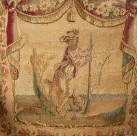 A Set of Four Louis XVI Style Giltwood Fauteuils with Tapestry Upholstery — 19TH CENTURY