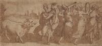 King David Playing His Harp