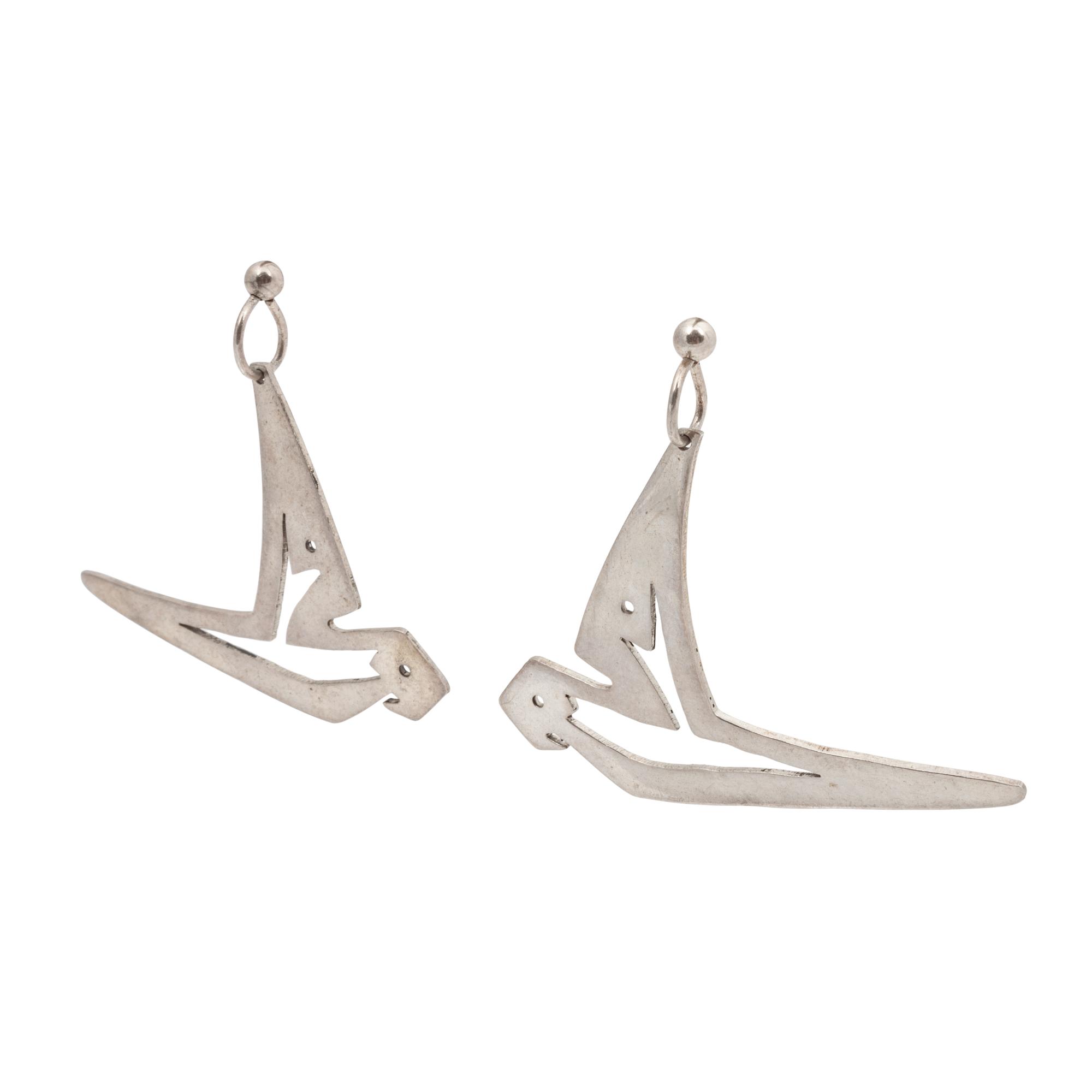 Two Pairs of Earrings and Pendant Brooch Lot is located and will ship from Denver, Colorado.