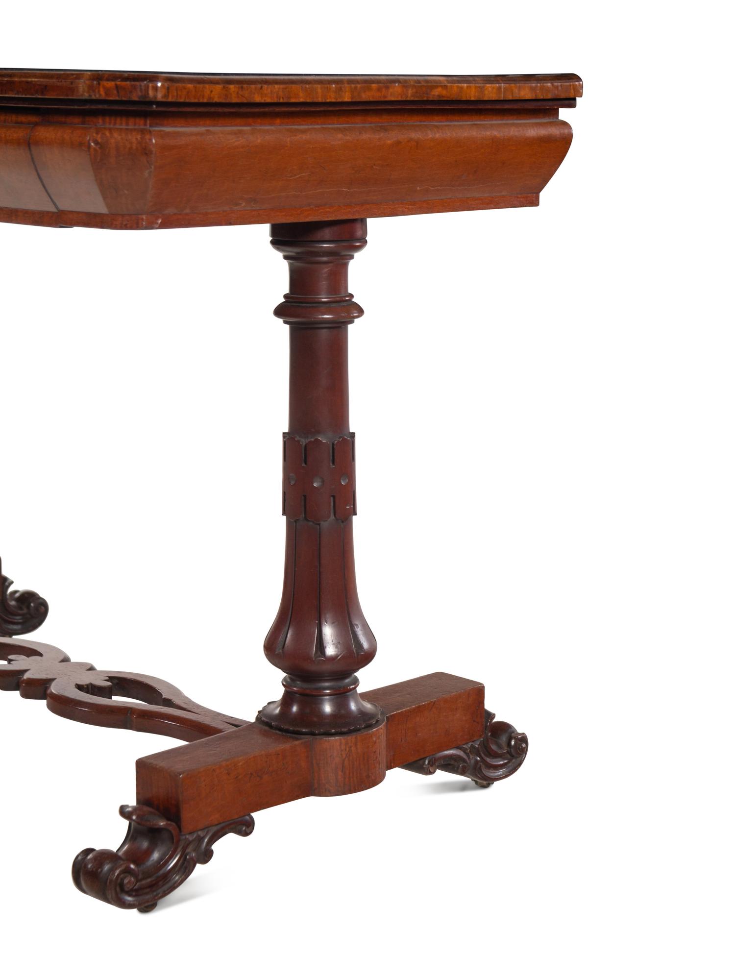 A Continental Mahogany Sofa Table